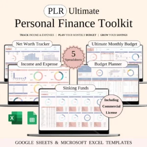 PLR Bundle - Ultimate Personal Finance Toolkit (With Resale Rights)