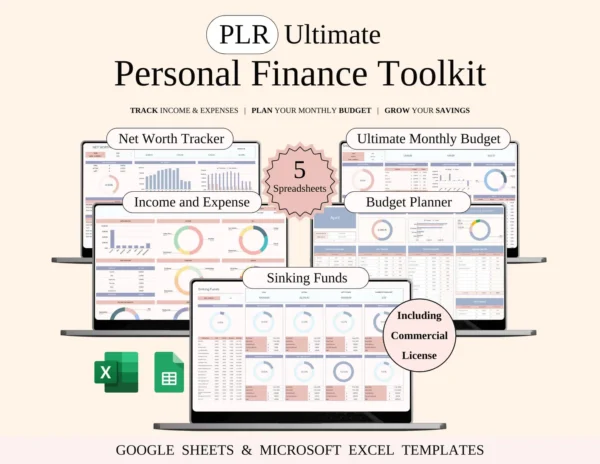 PLR Bundle - Ultimate Personal Finance Toolkit (With Resale Rights)
